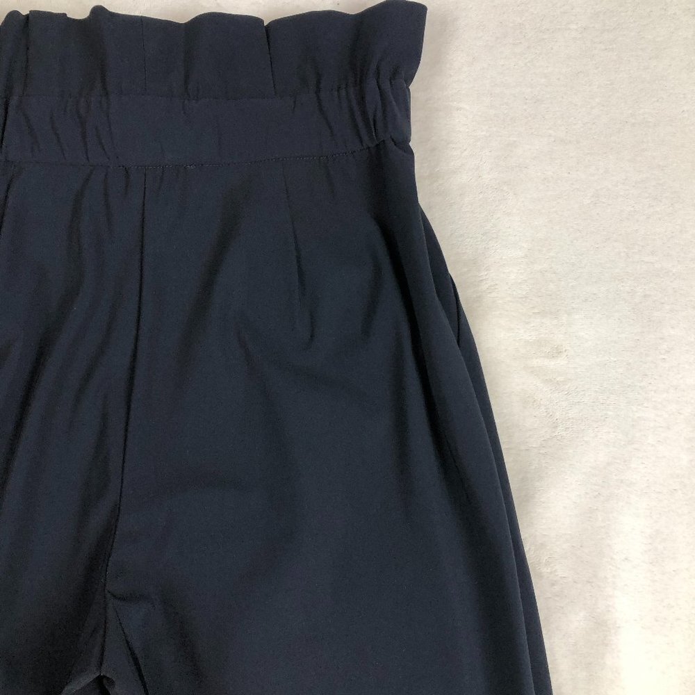 ONA by YOON CHUNG Paper Bag Stretch Pant Black - Picture 7 of 11